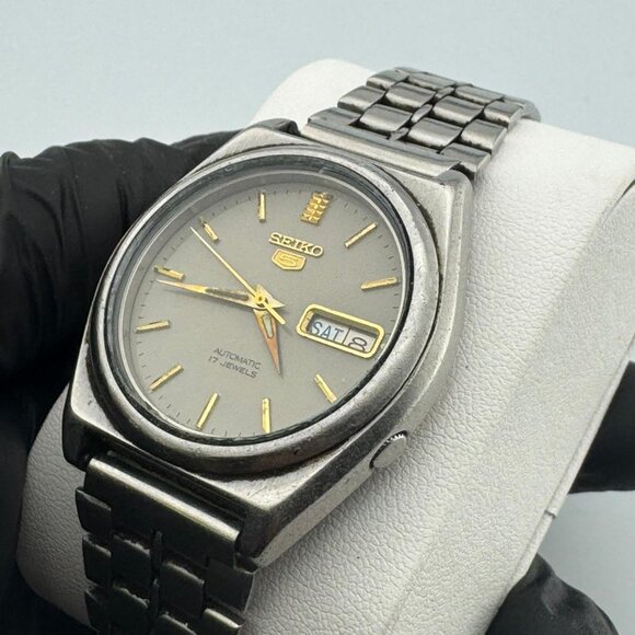 Seiko 5 Automatic 17 Jewels - Vintage Wrist Watch - Made in Japan - Picture 8 of 12